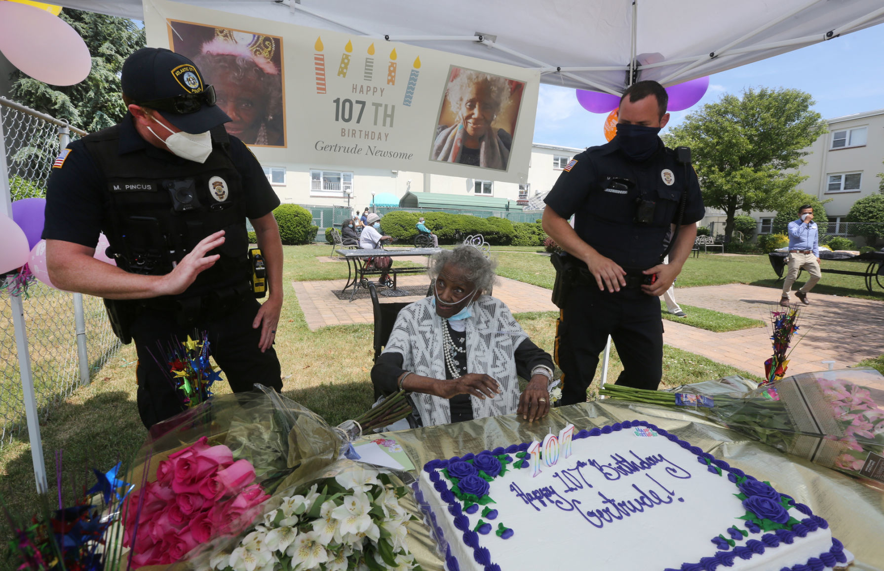 Gertrude Newsome turns 107